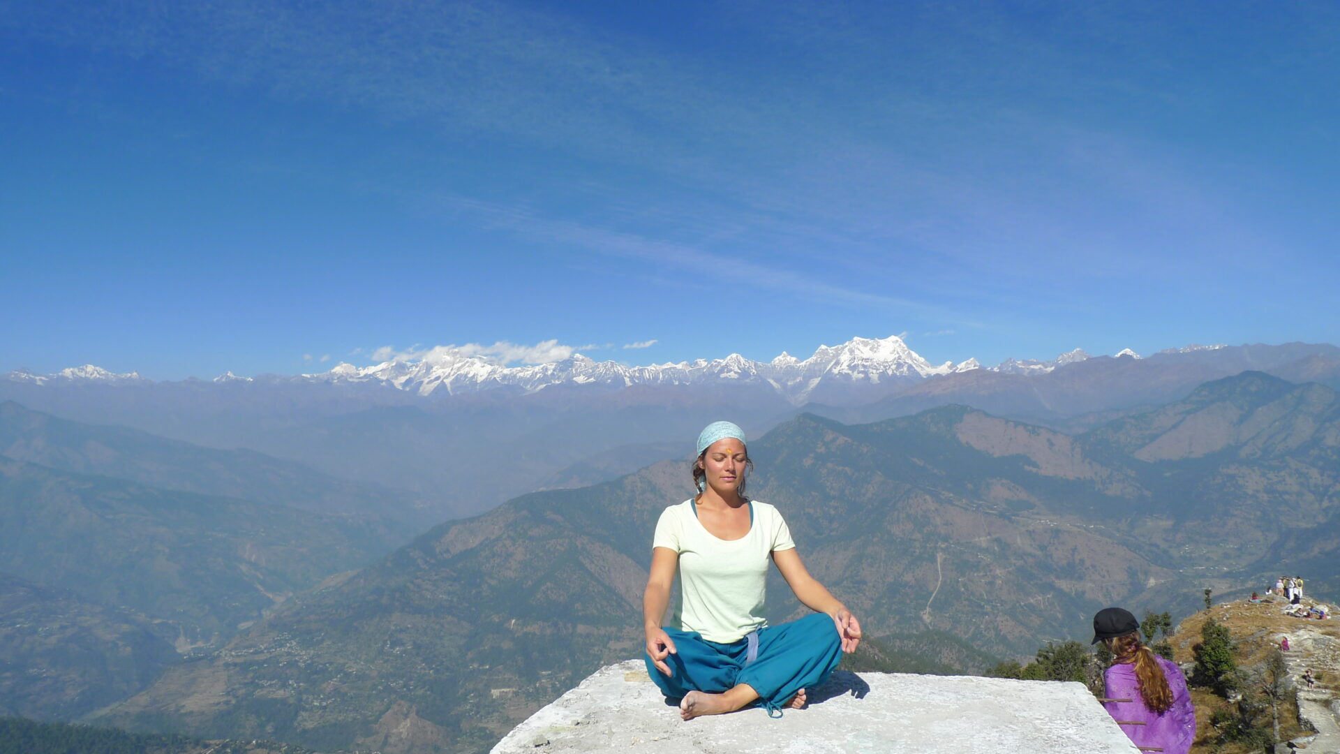 Emilie Saintobert, méditation Himalaya